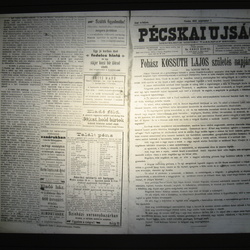 Pecskai Ujsag 1902-1903 1 evfolyam