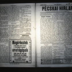 pecskai hirlap 1905-1908 3 evfolyam